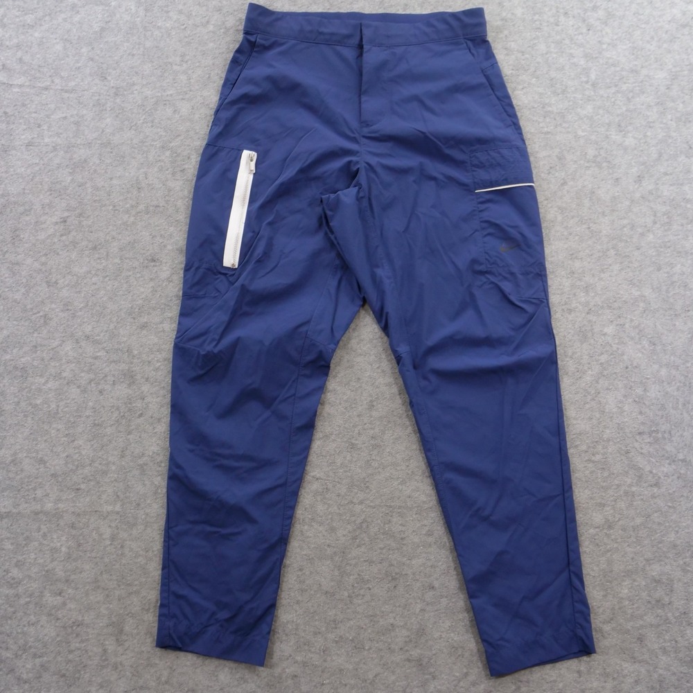 Nike Pants Mens 28 Utility Cargo  Blue Nylon Techwear DM6681 Athletic Outdoors
